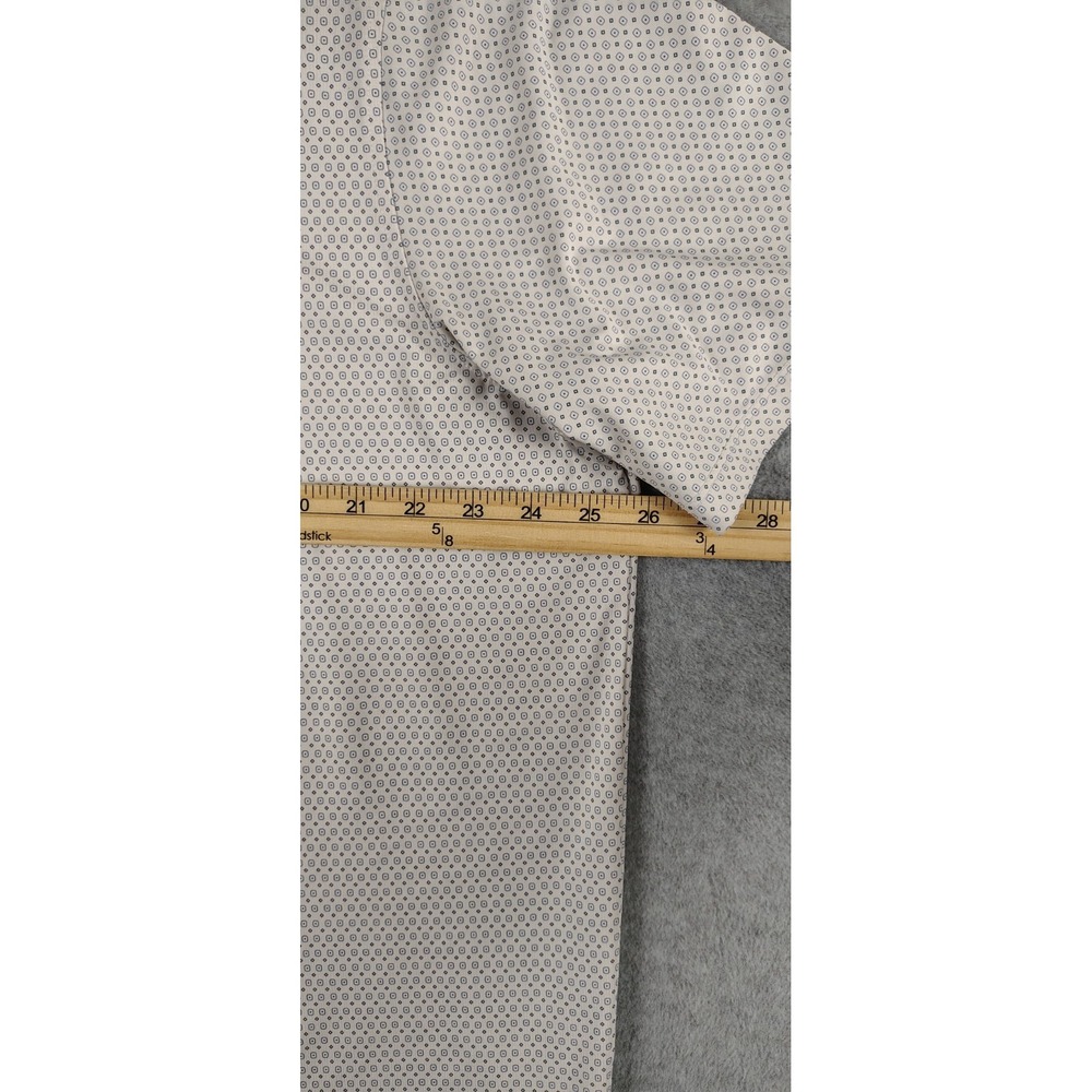 Greyson Polo Performance Stretch AOP Geometric Golf Polo Pine Valley Mens XL - Picture 7 of 11